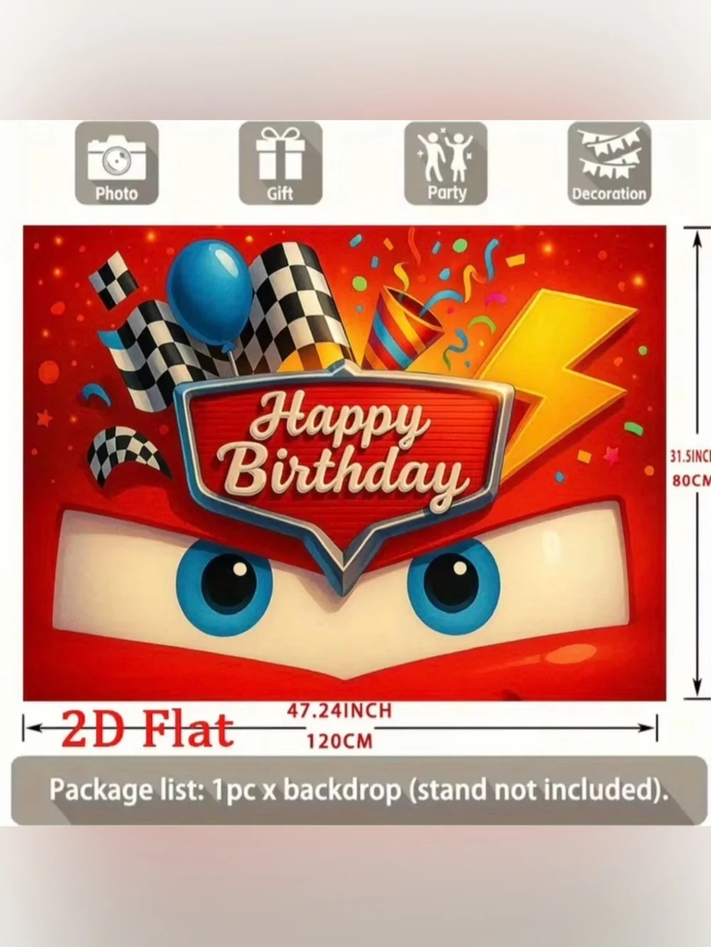 Cars Birthday Banner